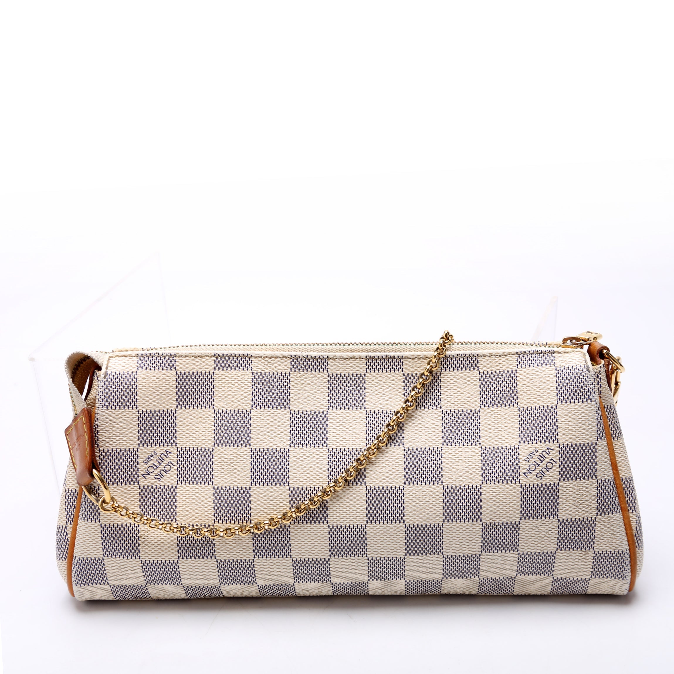 Eva Clutch Damier Azur
