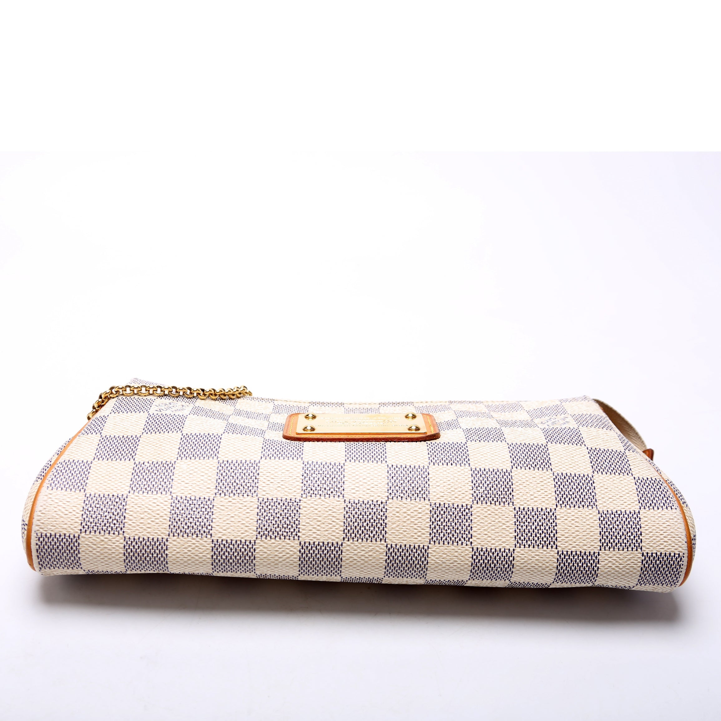 Eva Clutch Damier Azur