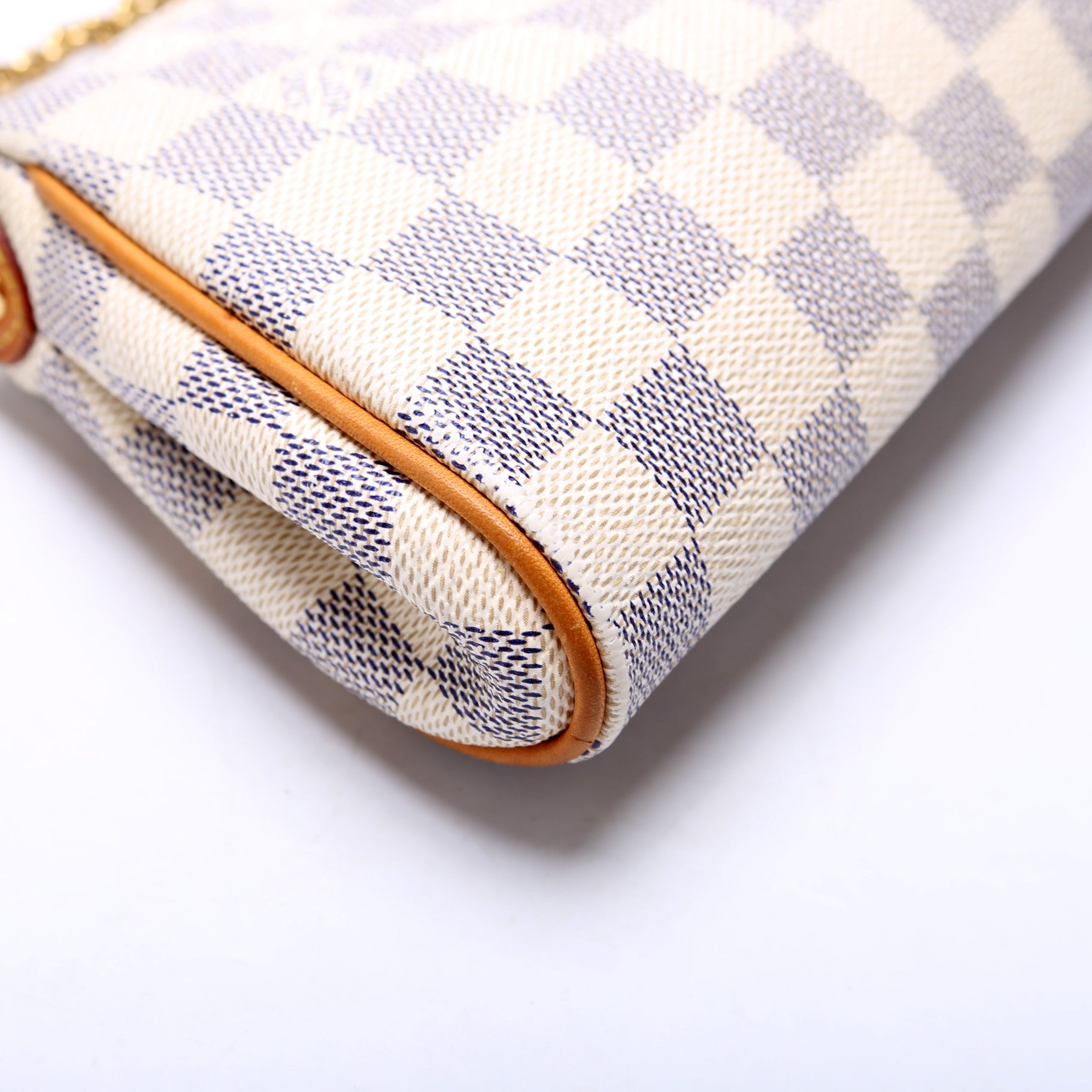 Eva Clutch Damier Azur