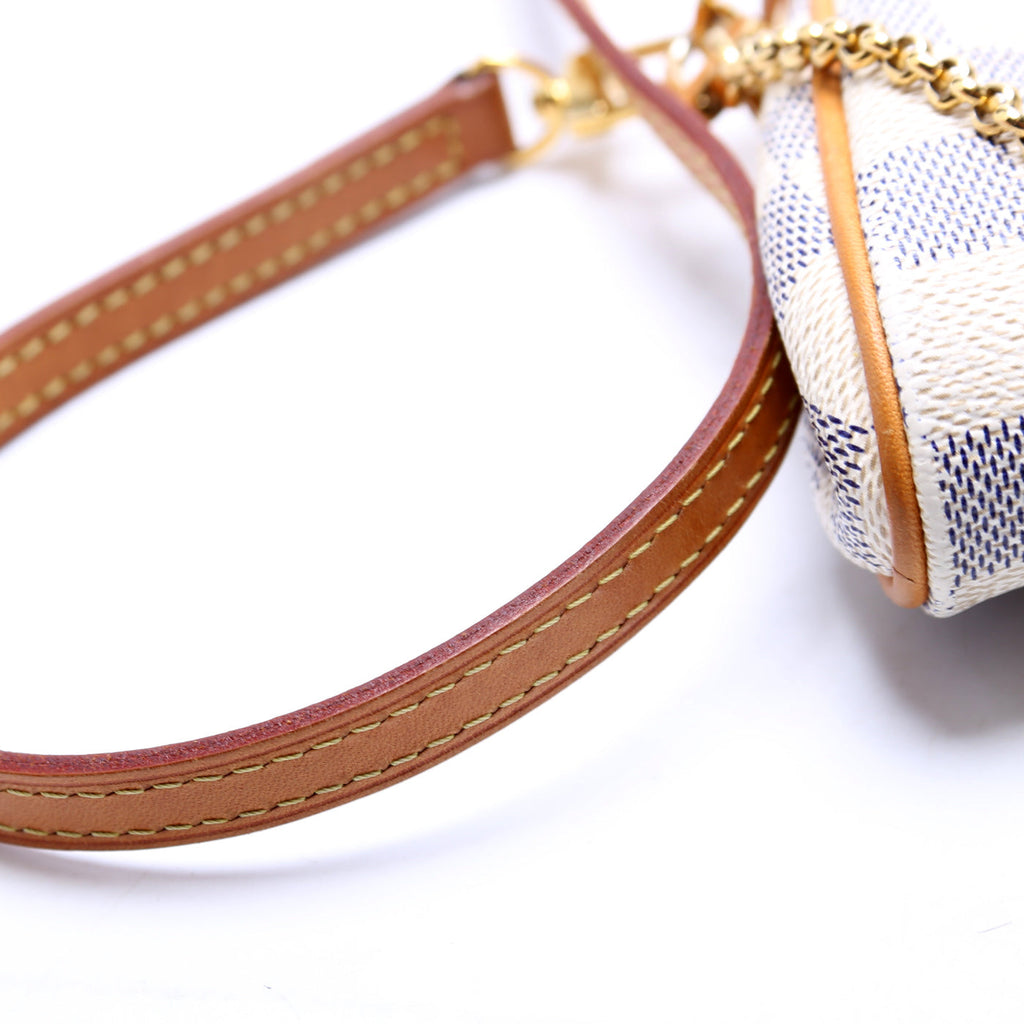 Eva Clutch Damier Azur