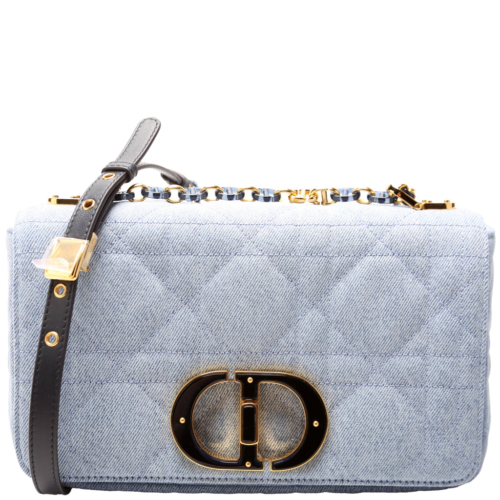 Caro Medium Denim Macrocannage Blue