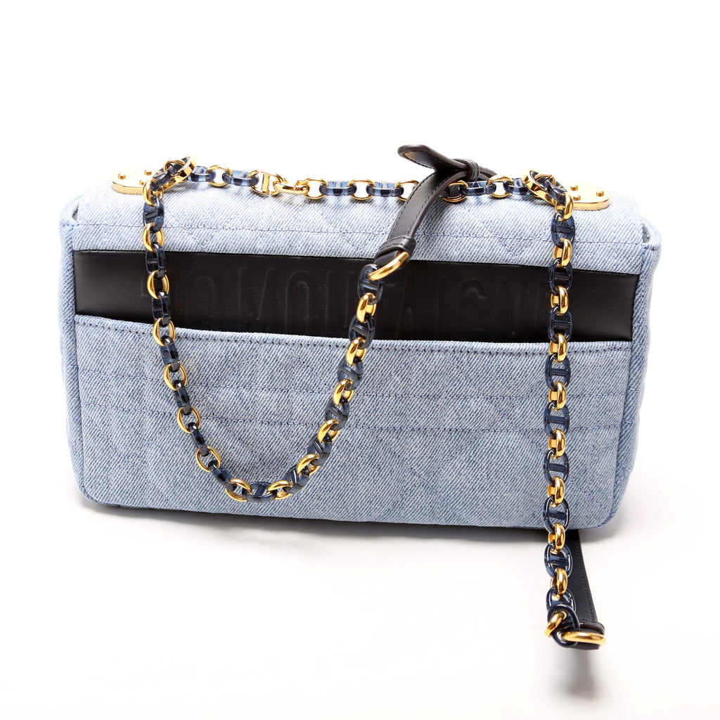 Caro Medium Denim Macrocannage Blue