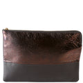 Solo Pouch Bicolor Lambskin Leather