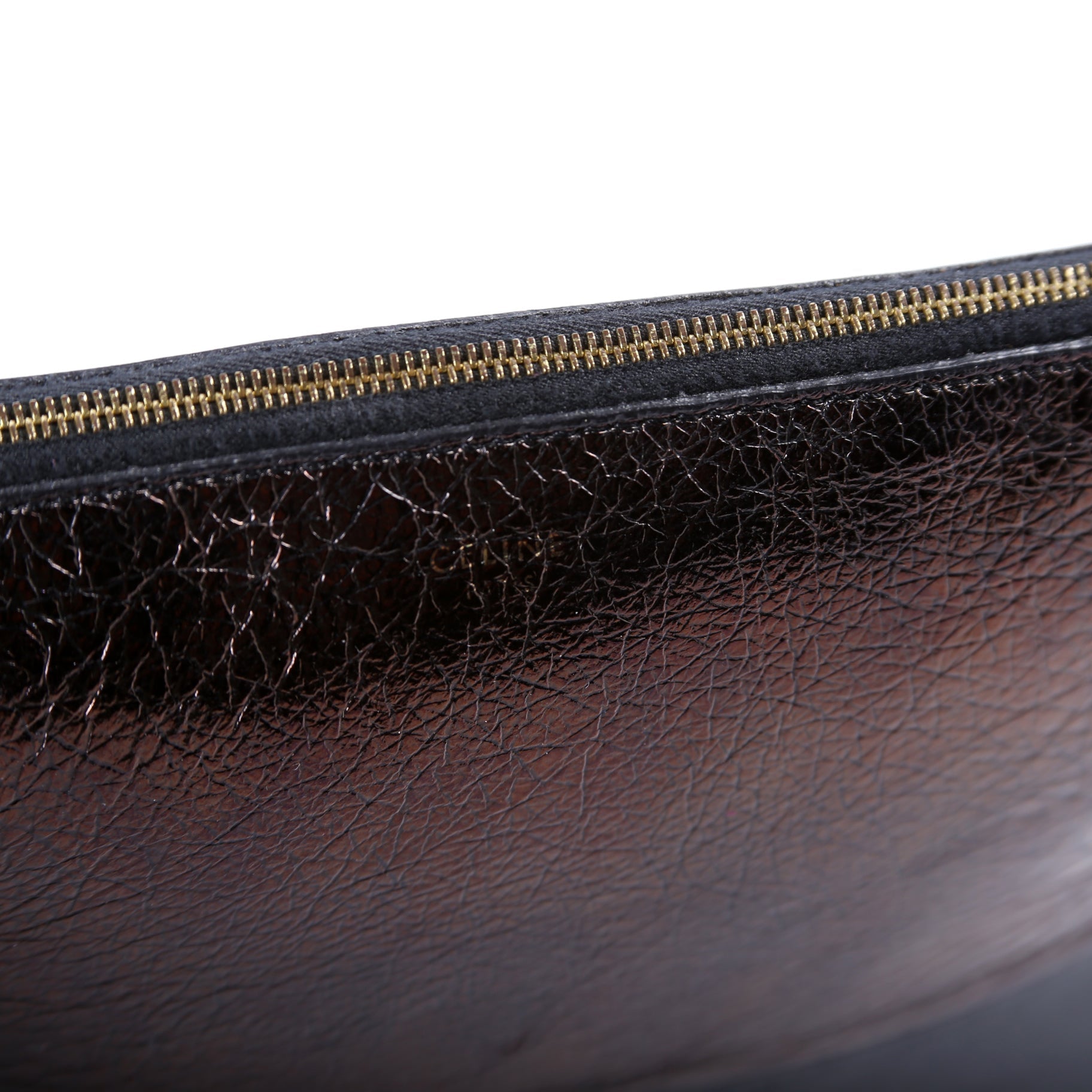 Solo Pouch Bicolor Lambskin Leather