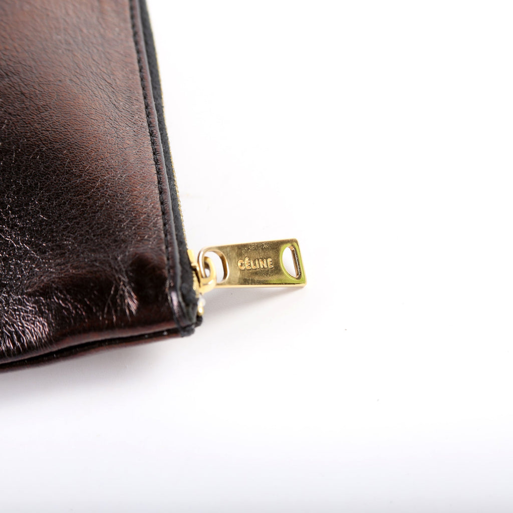 Solo Pouch Bicolor Lambskin Leather