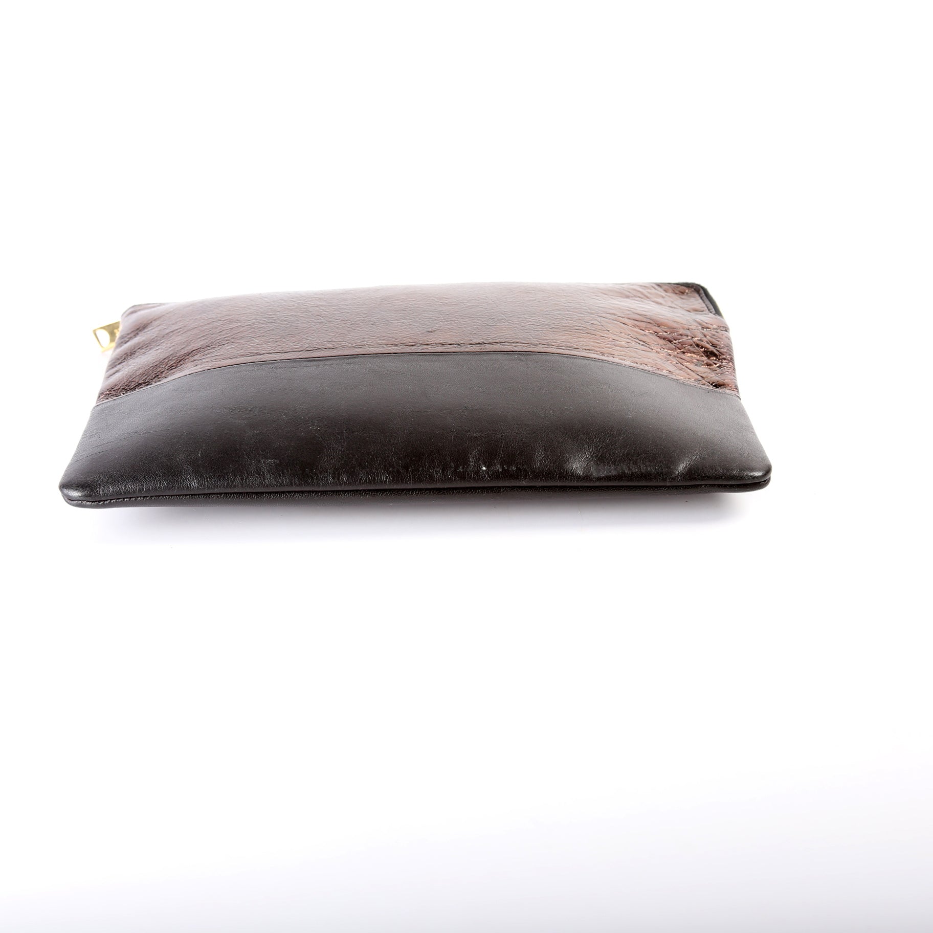 Solo Pouch Bicolor Lambskin Leather