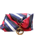 GG Silk Twill With Interlocking Charm Scarf
