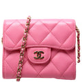 CC Flap Card Holder On Chain Caviar 31M