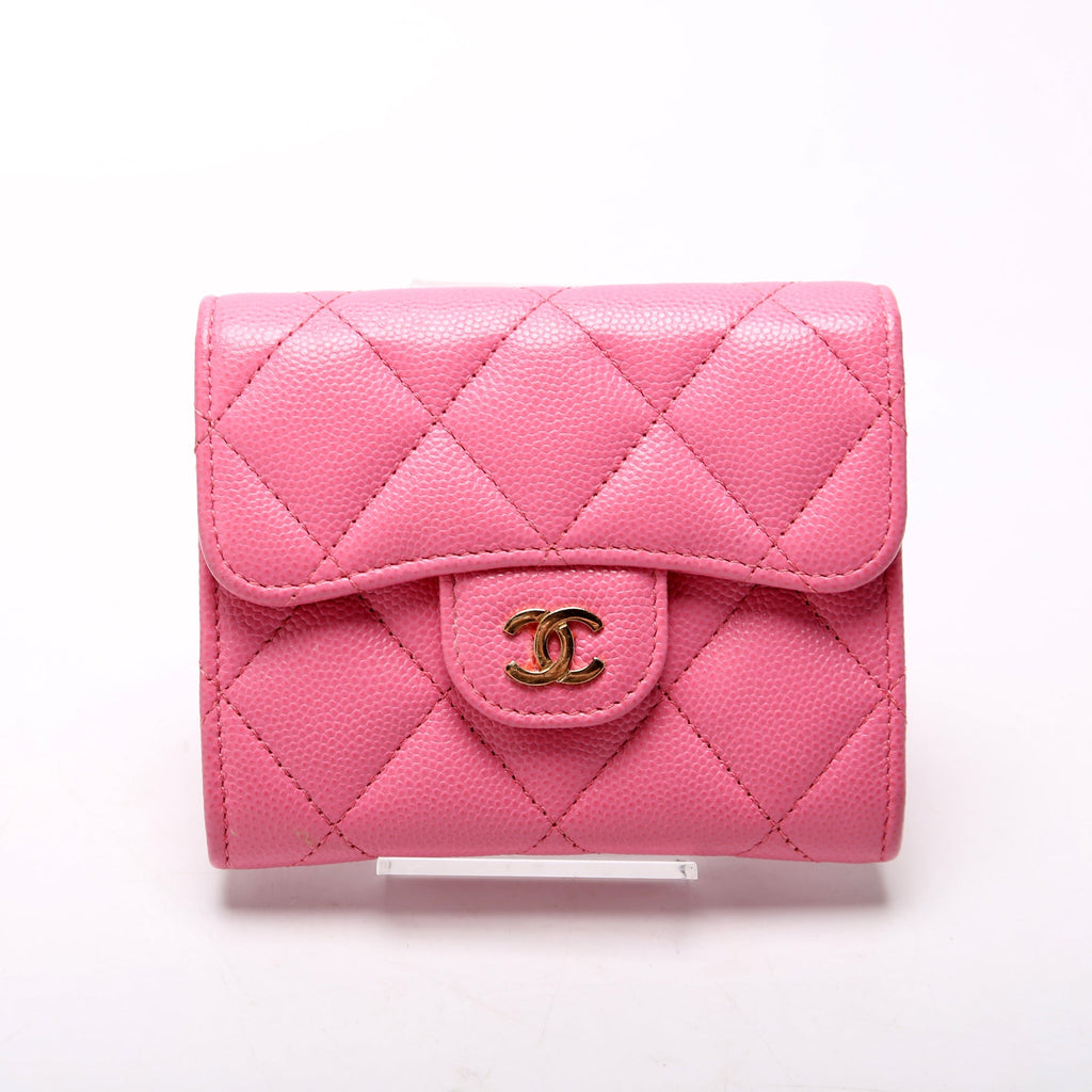 CC Flap Card Holder On Chain Caviar 31M