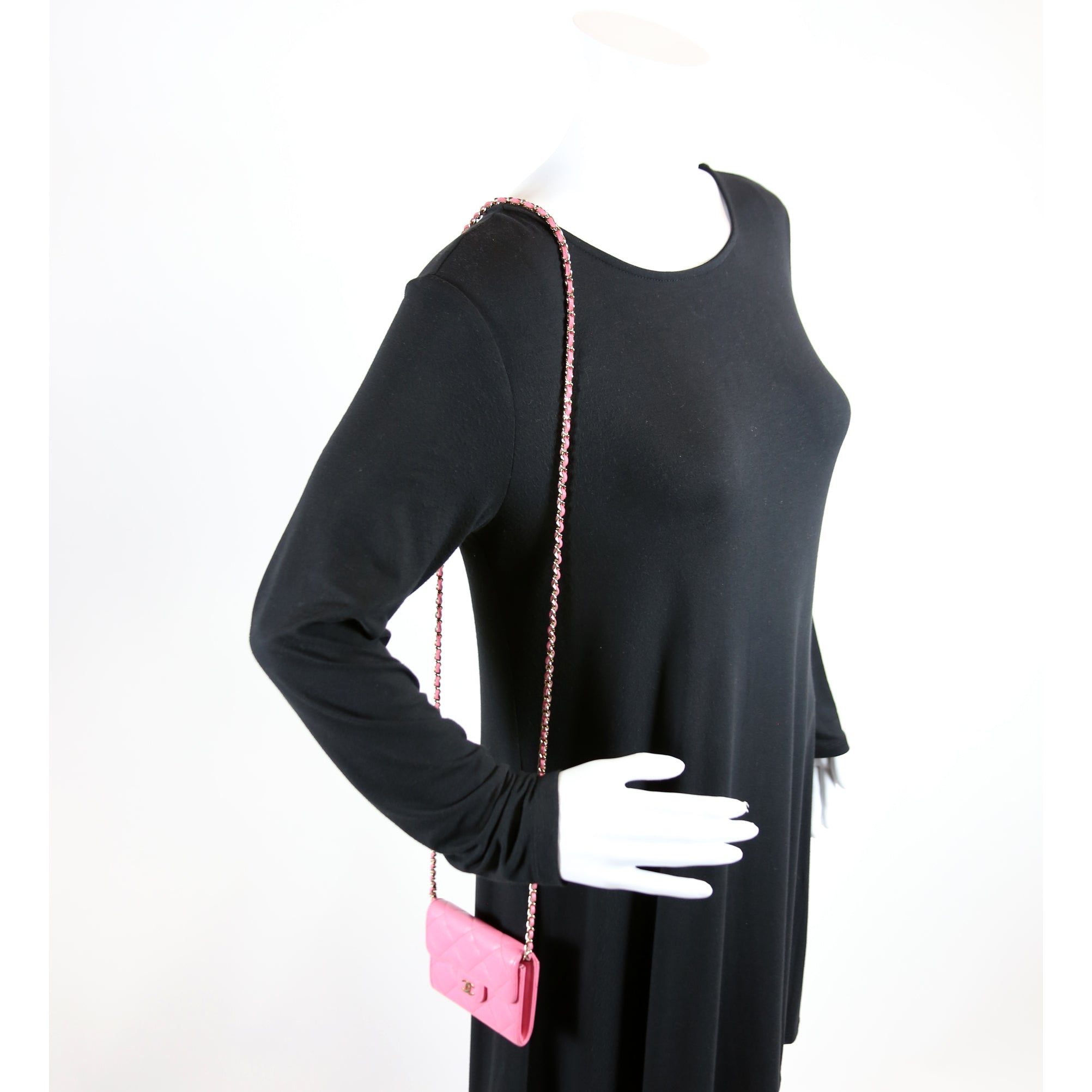 CC Flap Card Holder On Chain Caviar 31M