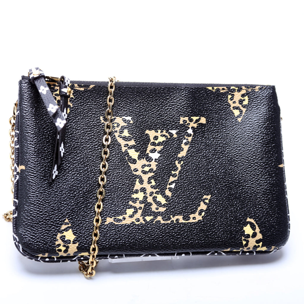 Double Zip Pochette Jungle