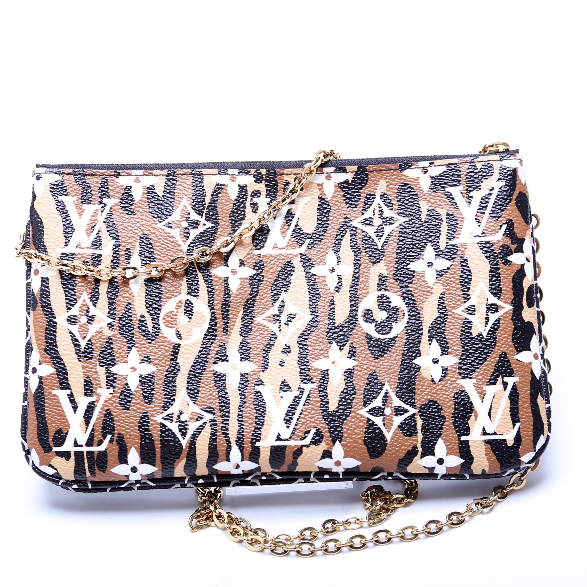 Double Zip Pochette Jungle