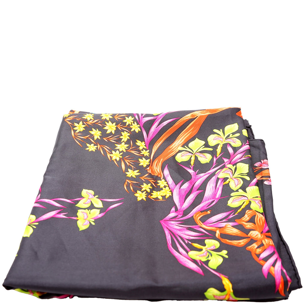 Cheval Fleuri 90CM Silk Scarf