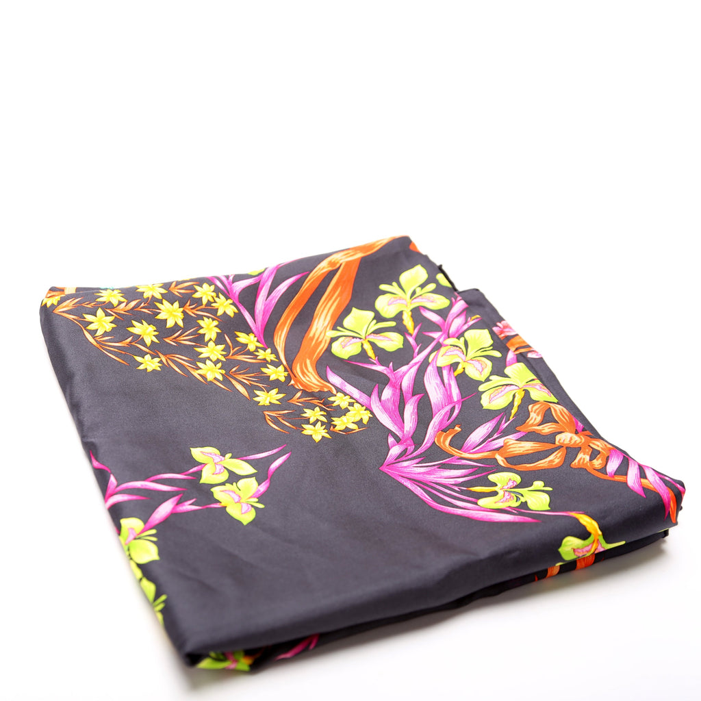 Cheval Fleuri 90CM Silk Scarf