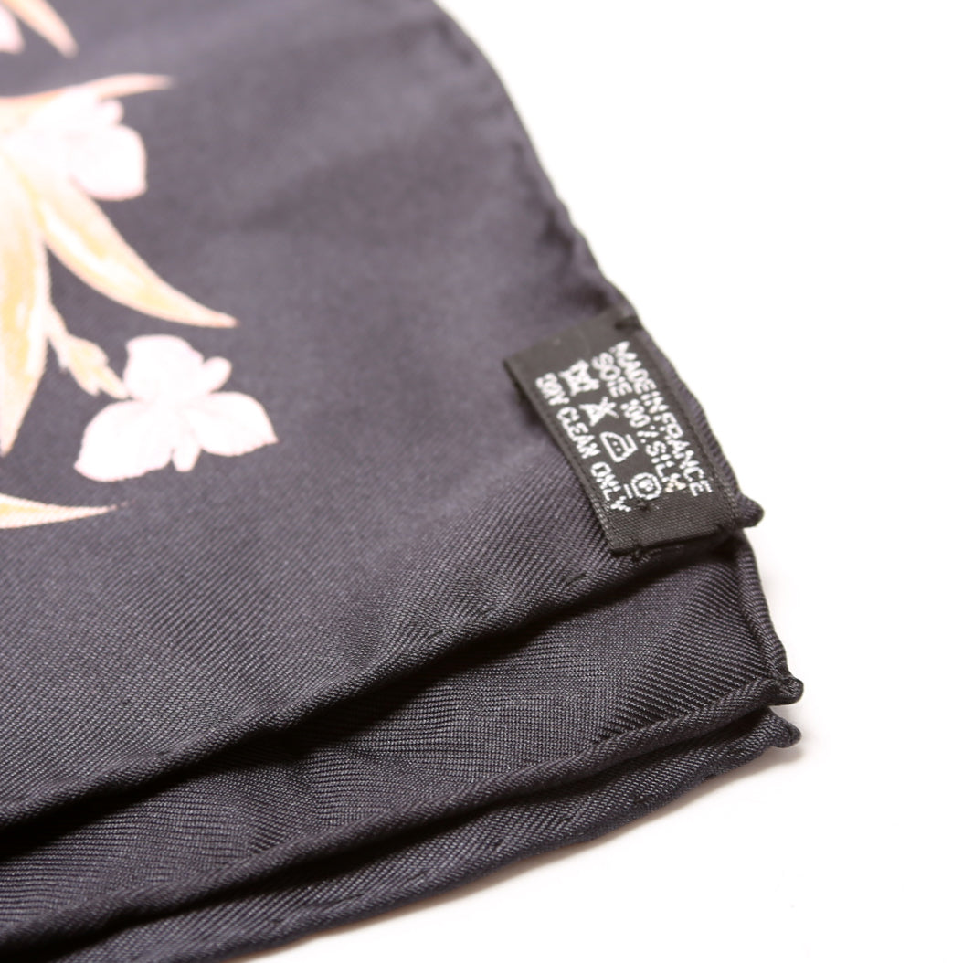 Cheval Fleuri 90CM Silk Scarf