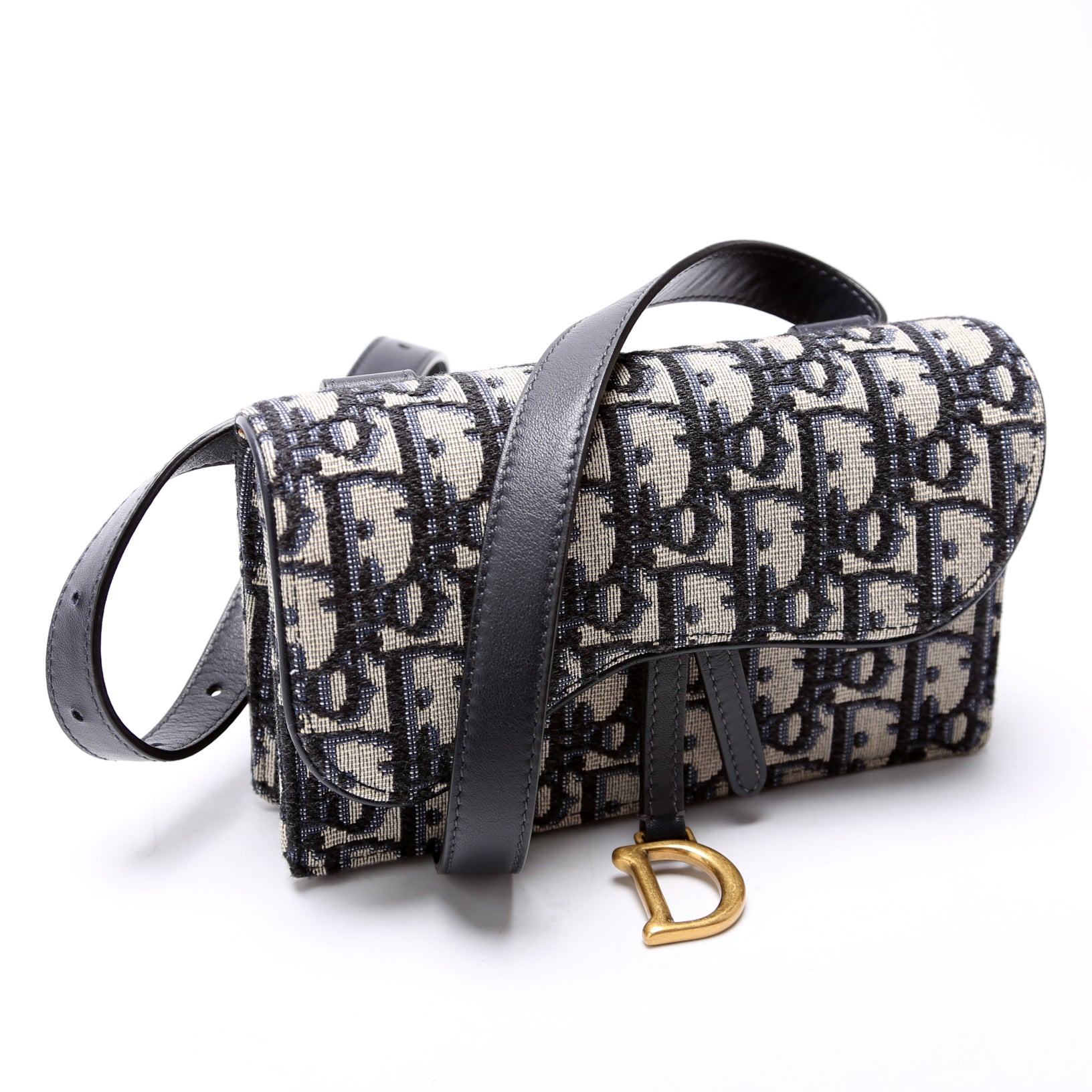 Slim Saddle Belt Bag Oblique