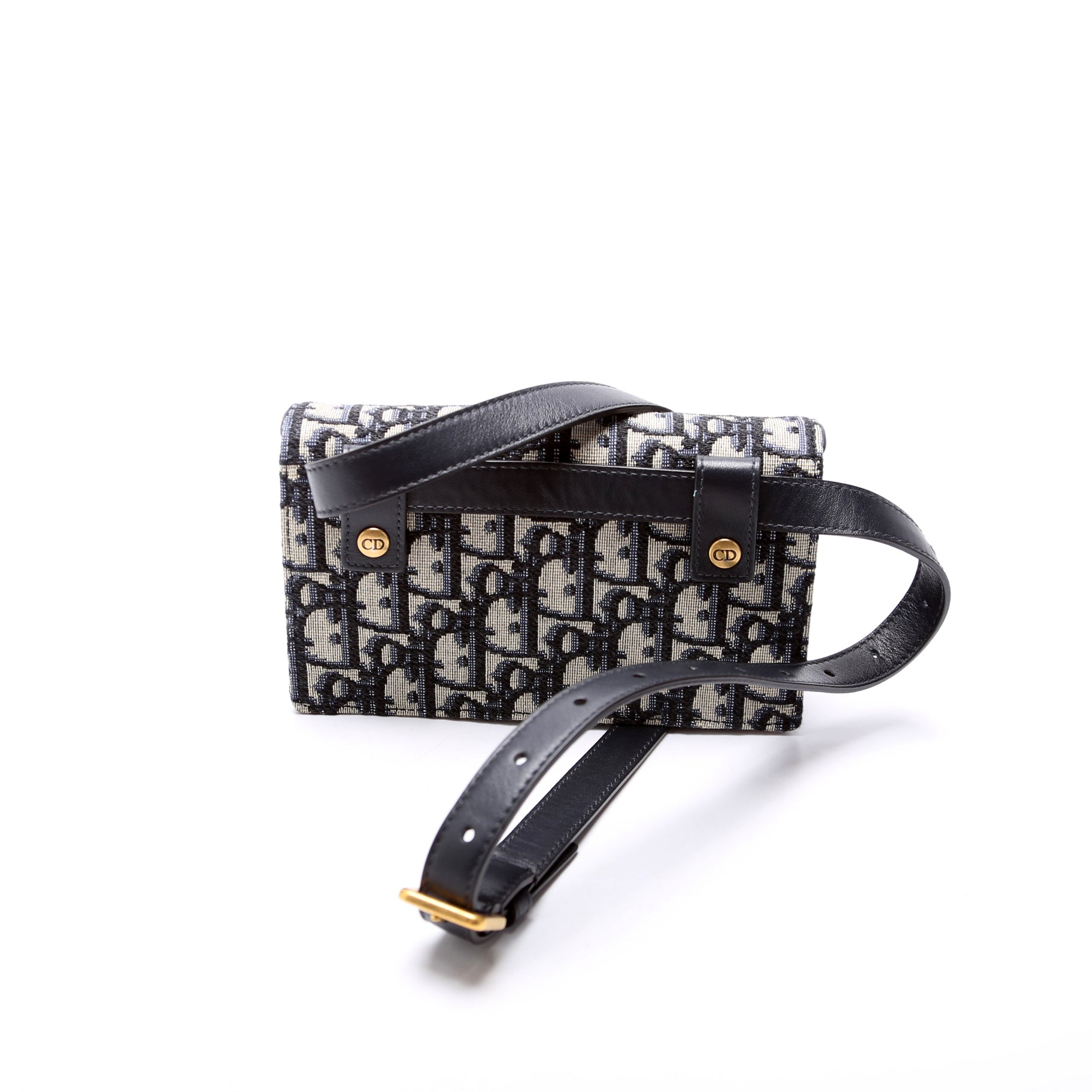 Slim Saddle Belt Bag Oblique
