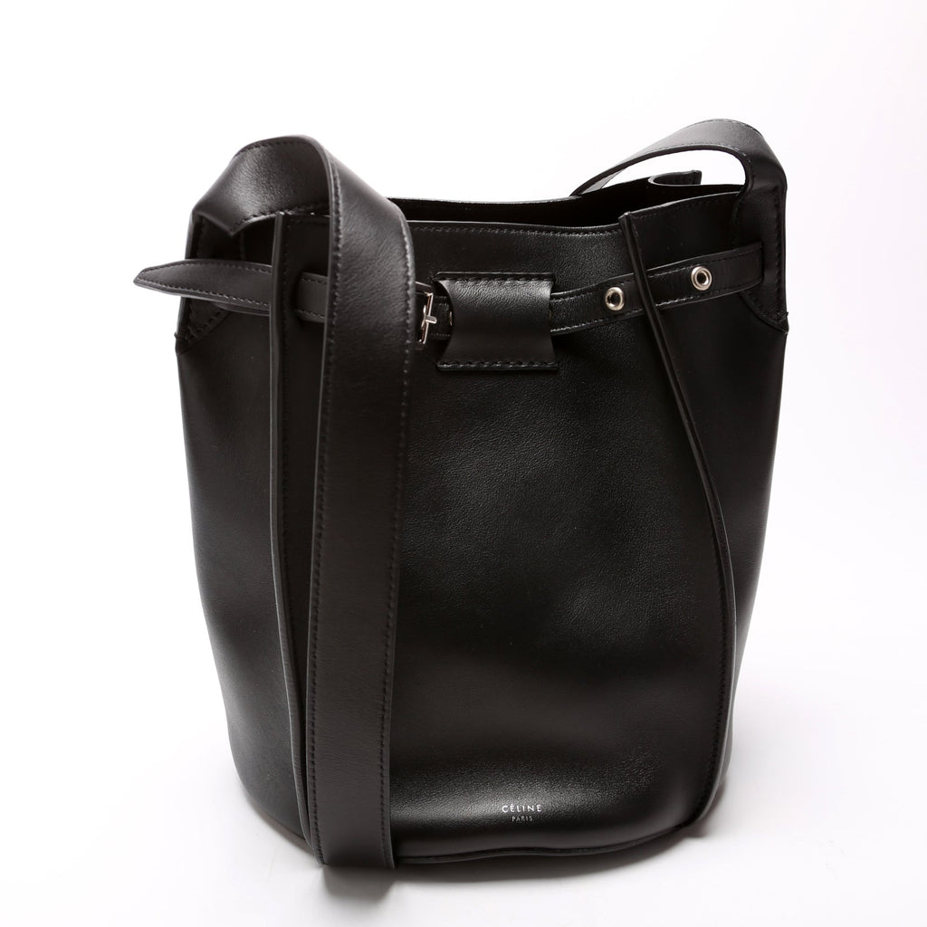 Long Strap Big Bag Bucket Calfskin