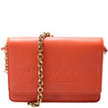 Hampshire Embossed Leather Chain Wallet