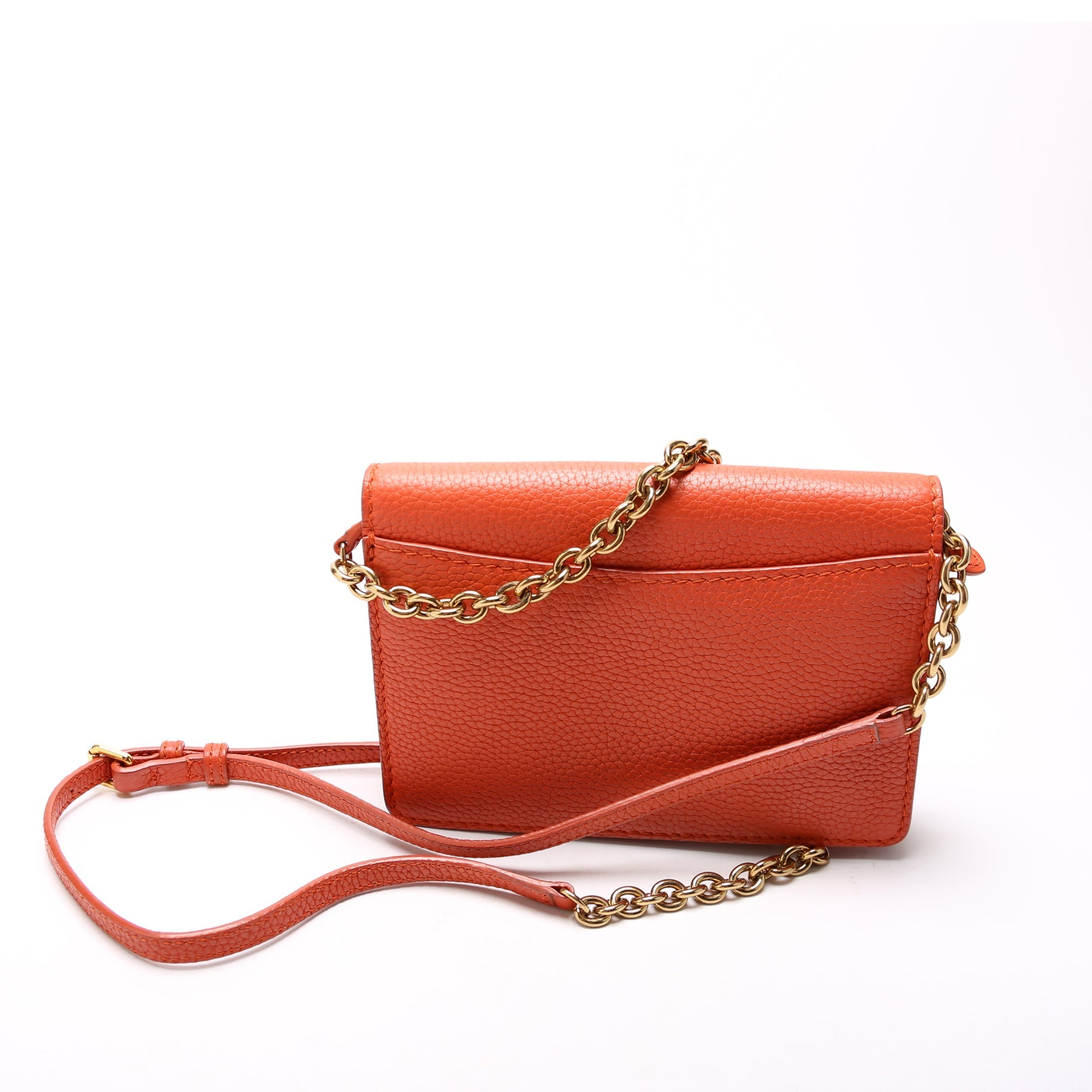 Hampshire Embossed Leather Chain Wallet