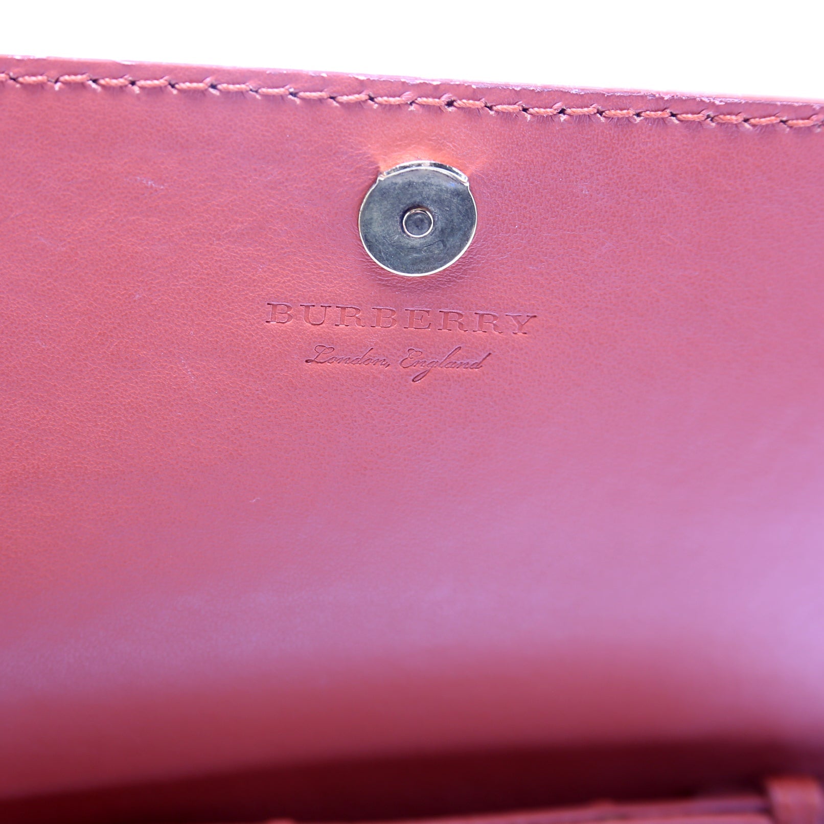 Hampshire Embossed Leather Chain Wallet