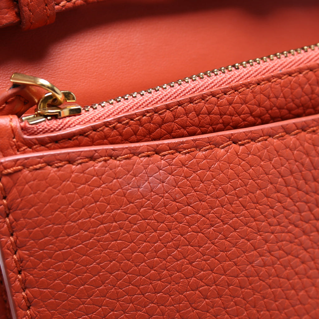 Hampshire Embossed Leather Chain Wallet