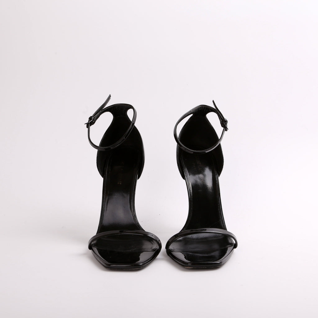 SAINT LAURENT Opyum Sandal Pumps Size 39.5