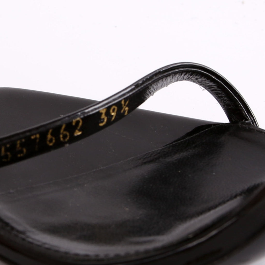 SAINT LAURENT Opyum Sandal Pumps Size 39.5