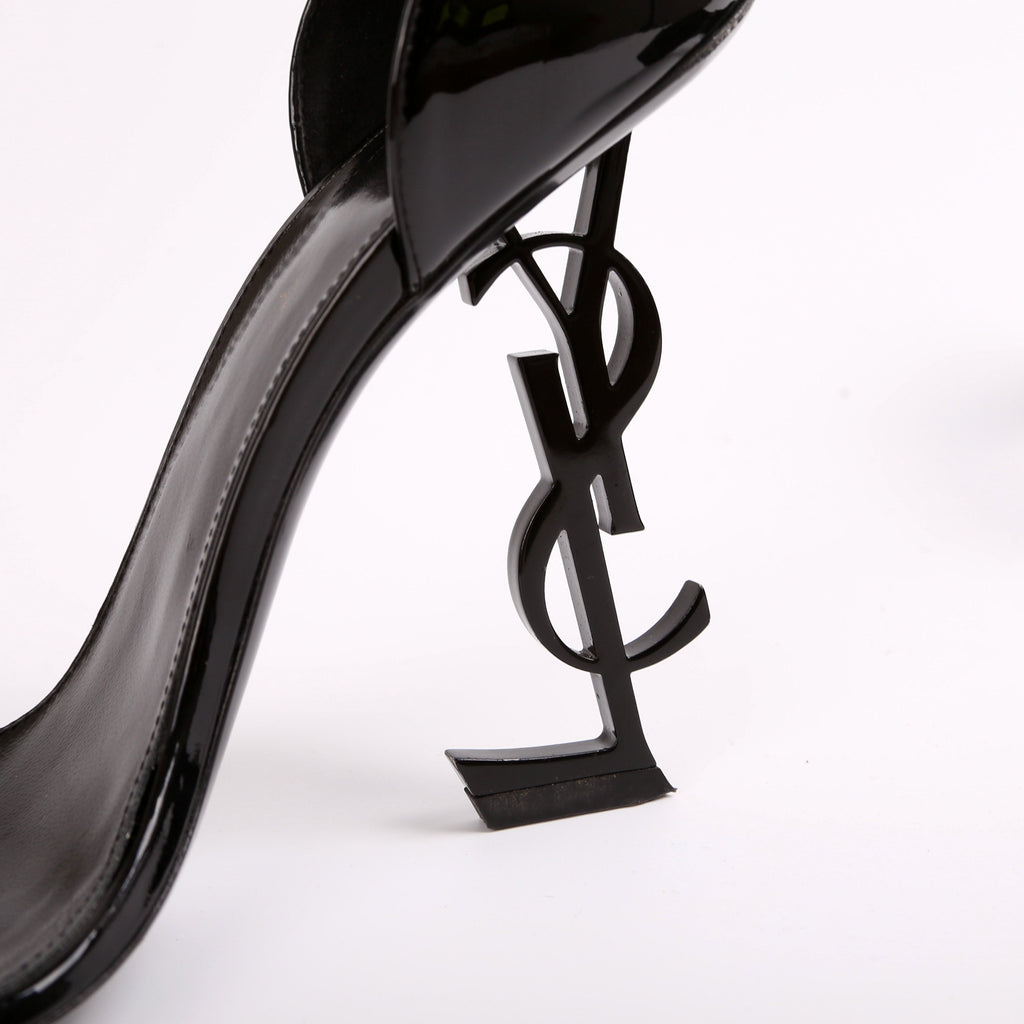 SAINT LAURENT Opyum Sandal Pumps Size 39.5
