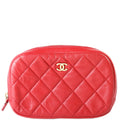 Cosmetic Case Quilted Small Caviar