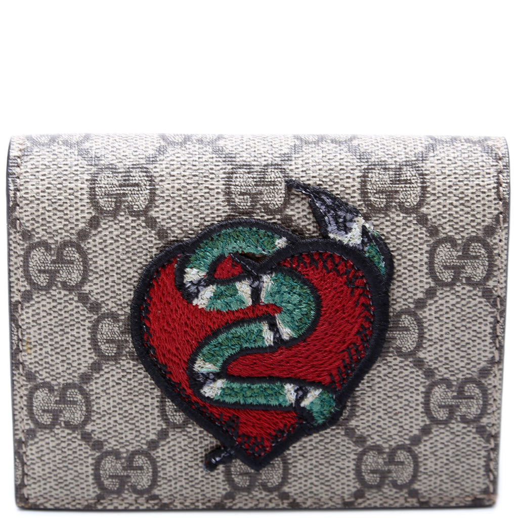 Kingsnake Heart Embroidered Card Case 456867