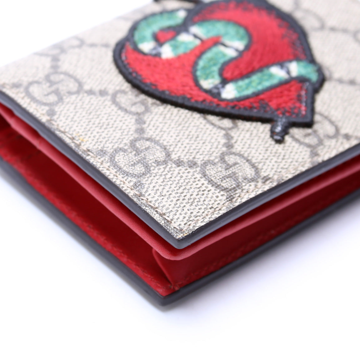 Kingsnake Heart Embroidered Card Case 456867