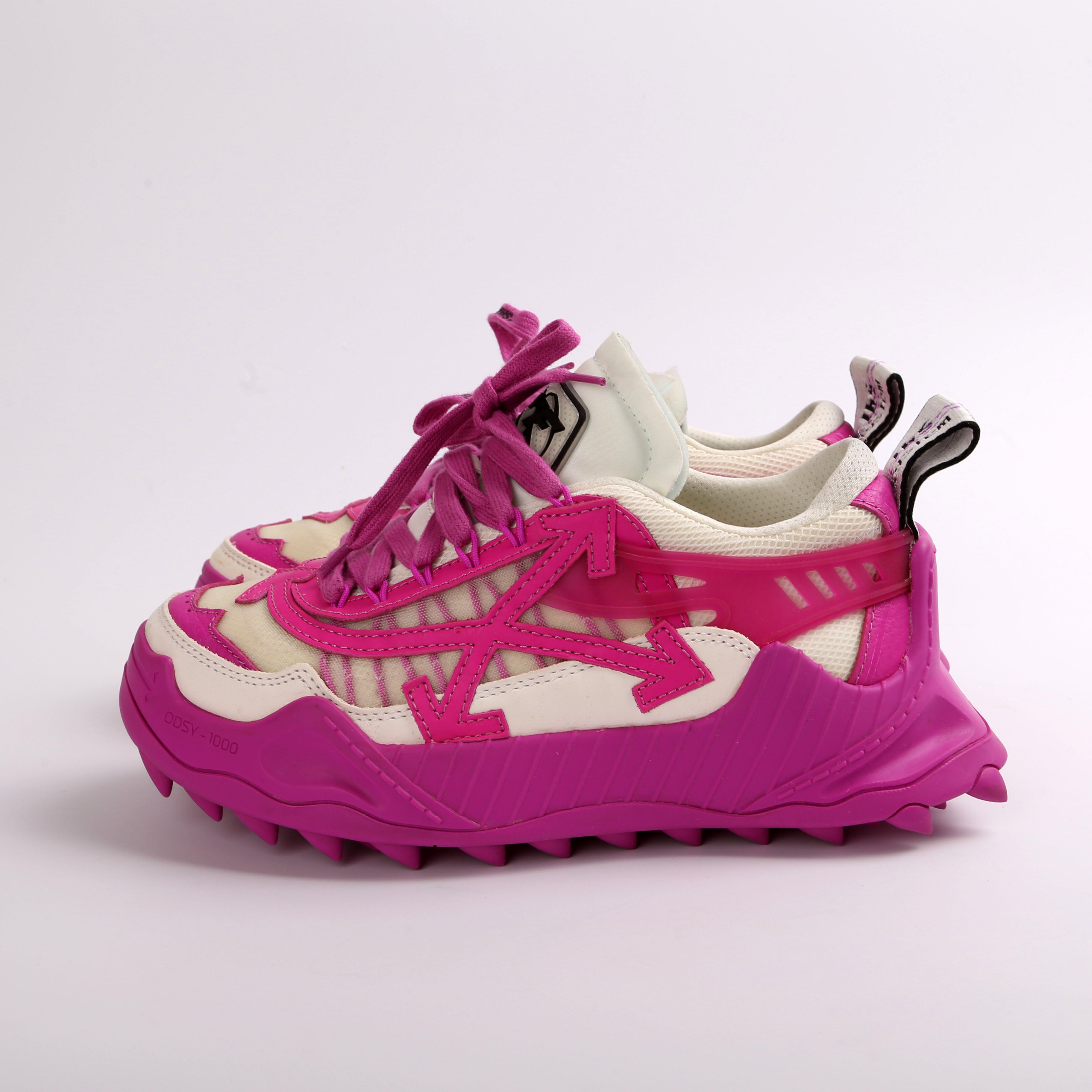 Odsy-1000 Leather Trainers Size 37