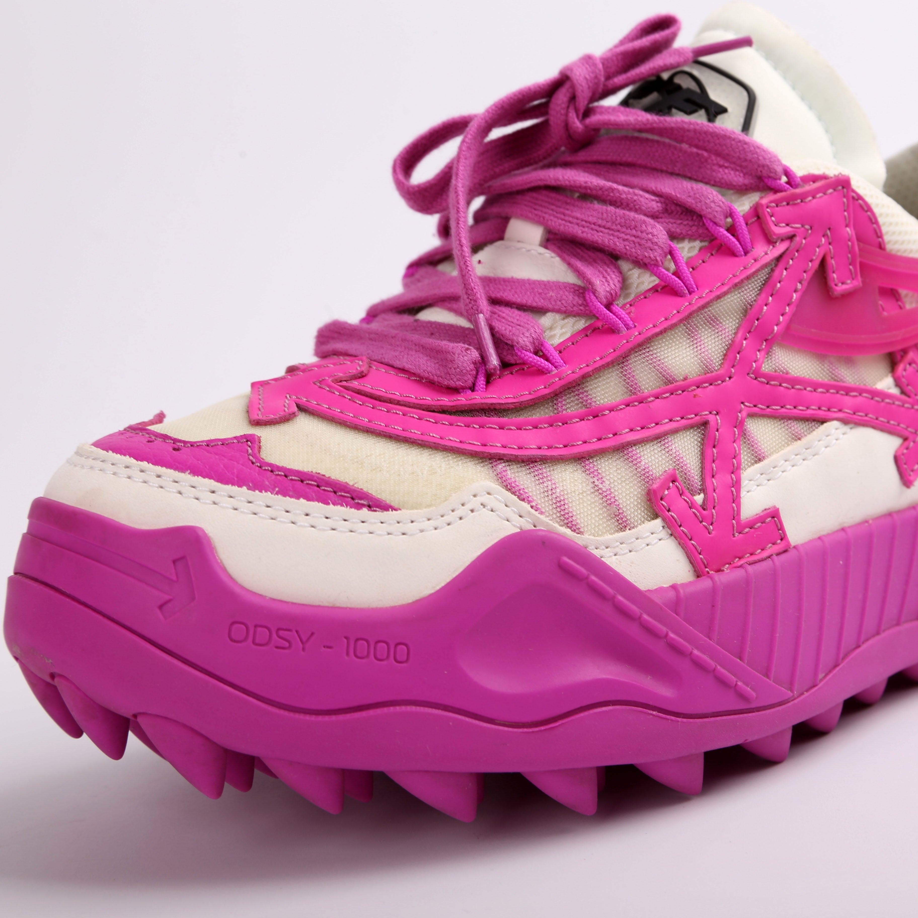 Odsy-1000 Leather Trainers Size 37