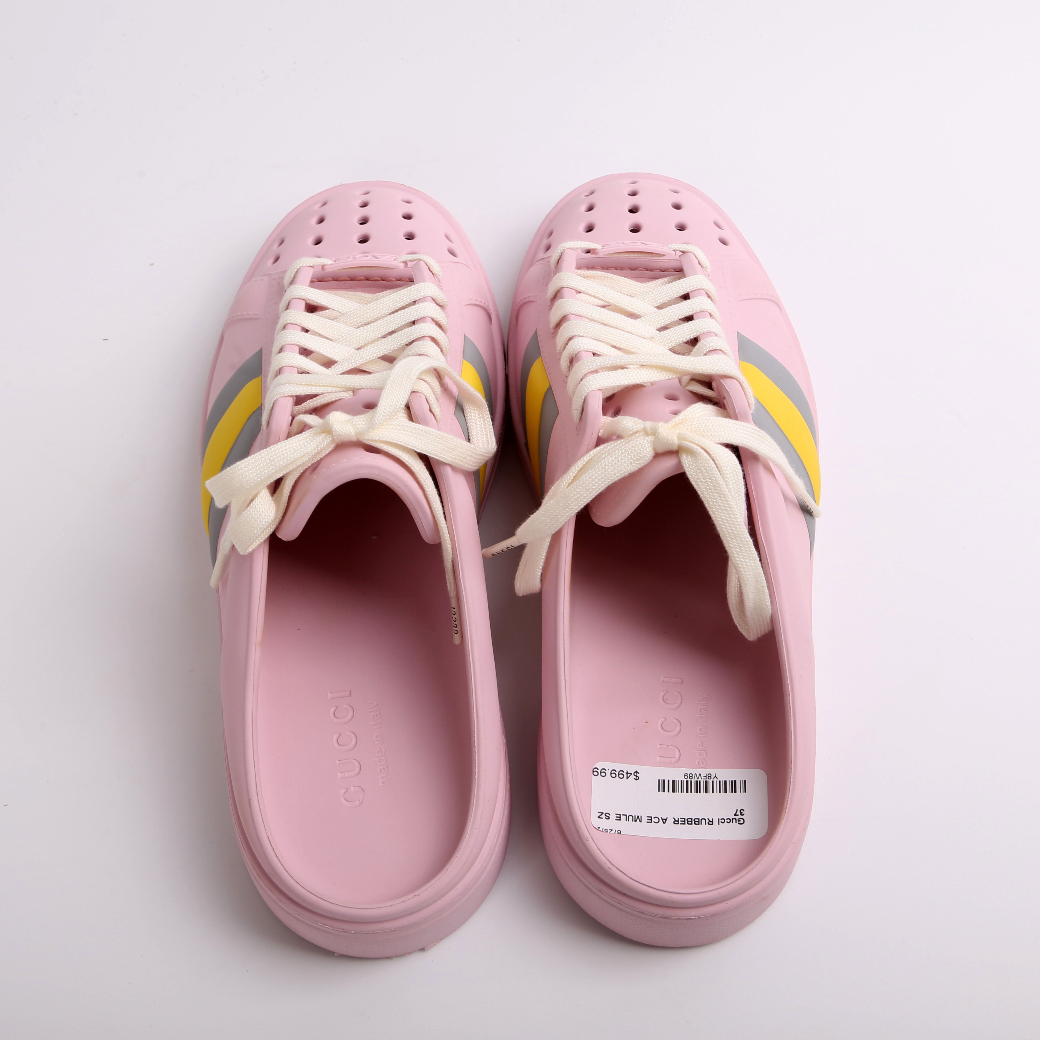 Gucci Rubber Ace Mule Size 37