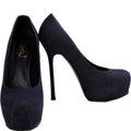 SAINT LAURENT Tribtoo Denim Pumps Size 41