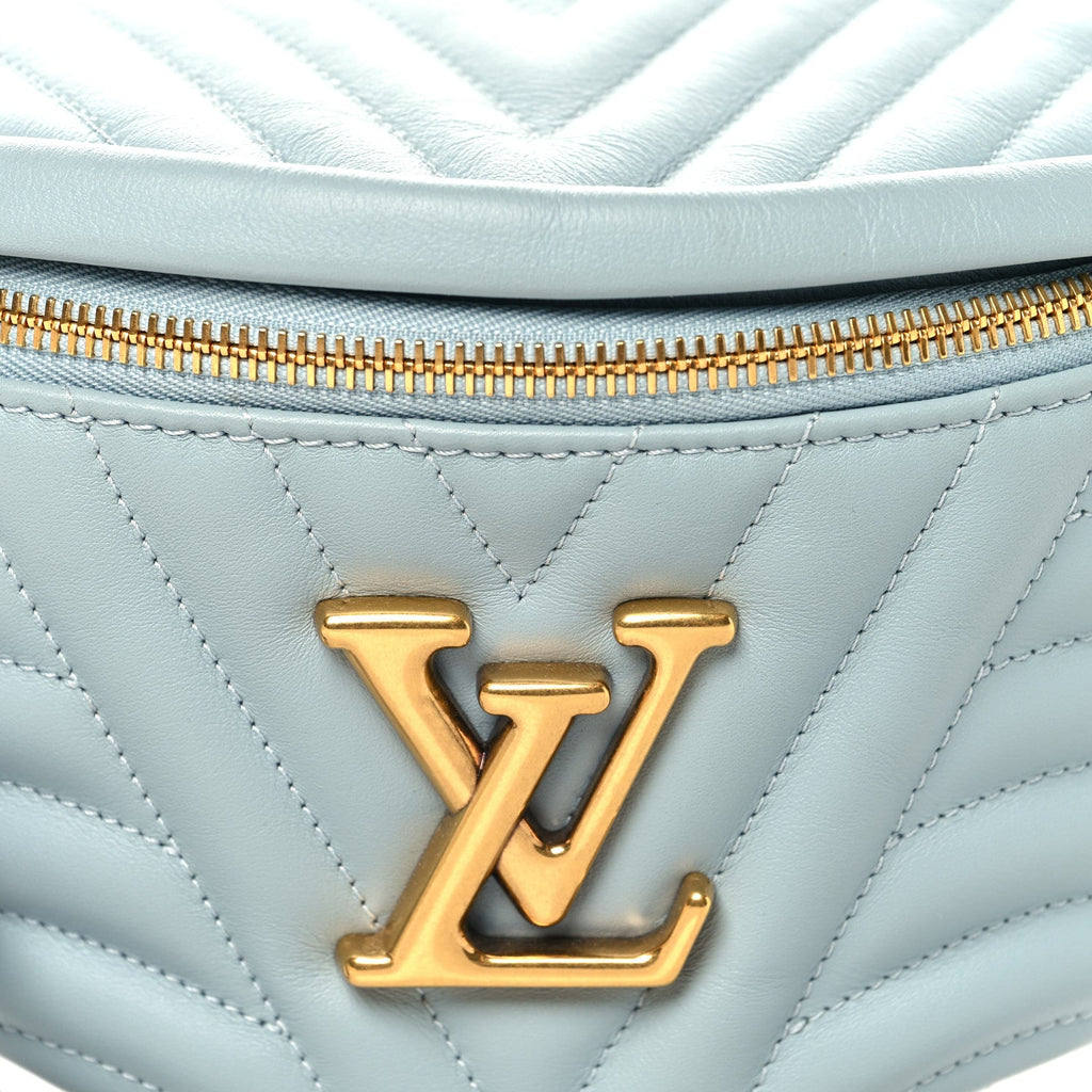 Louis Vuitton Calfskin New Wave Bumbag Porcelain Blue