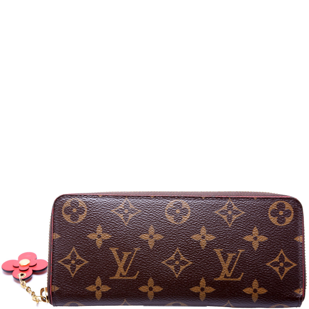 Clemence Wallet Flower Monogram