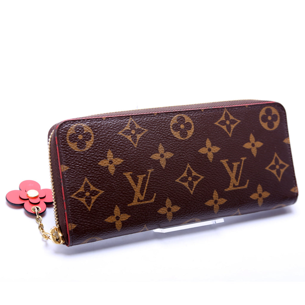 Clemence Wallet Flower Monogram