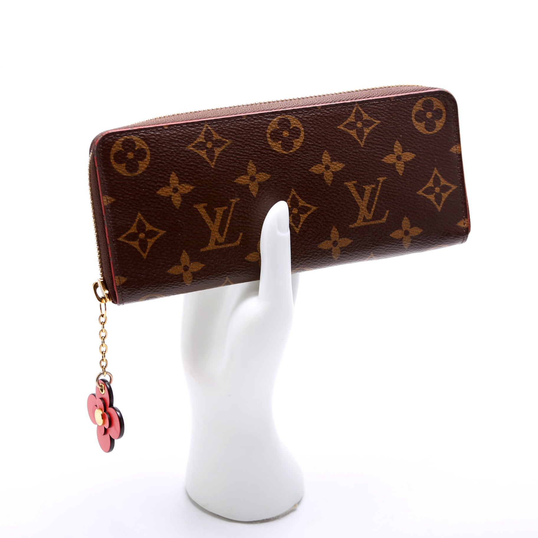Clemence Wallet Flower Monogram