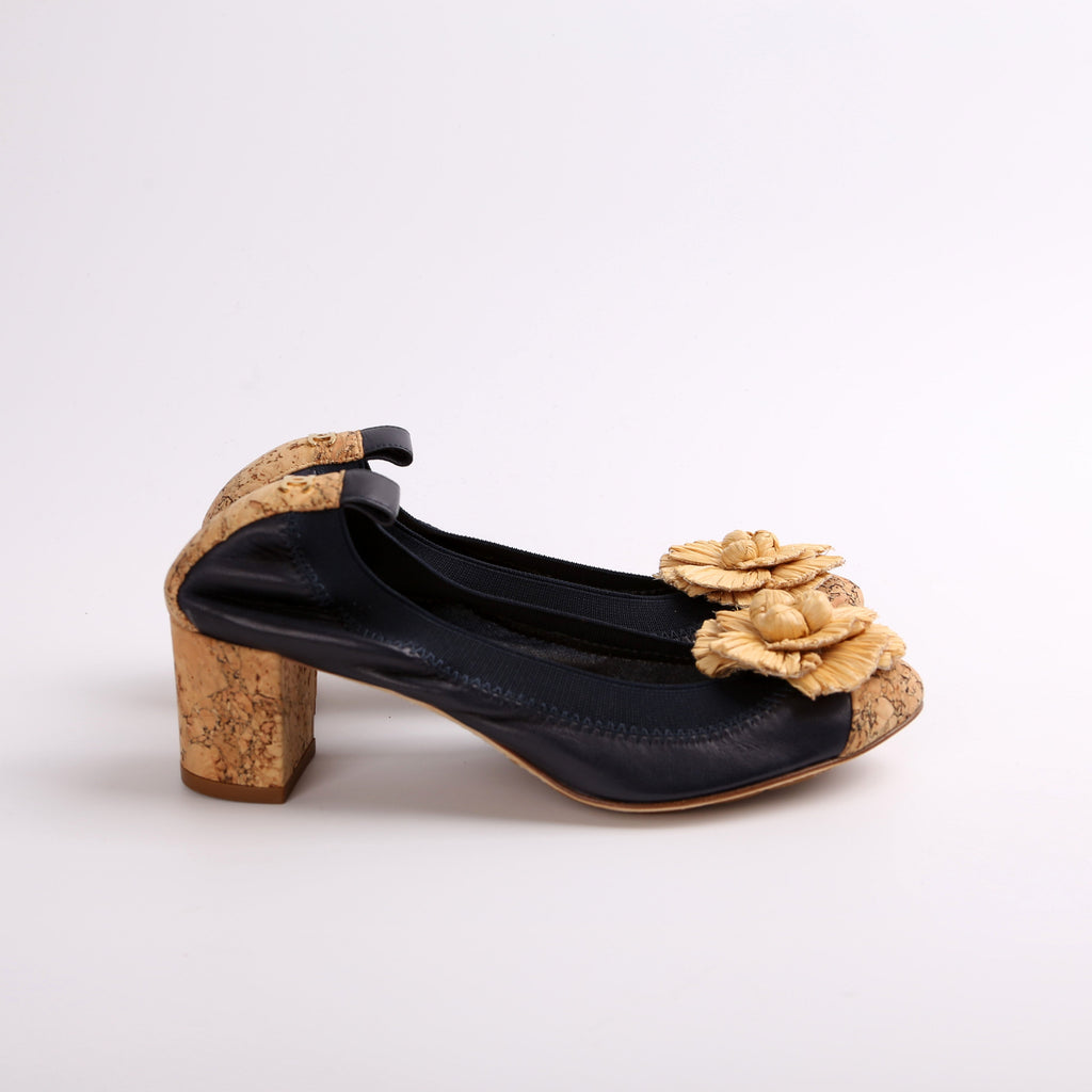 Spirit Pumps Cork/Lambskin Size 35.5