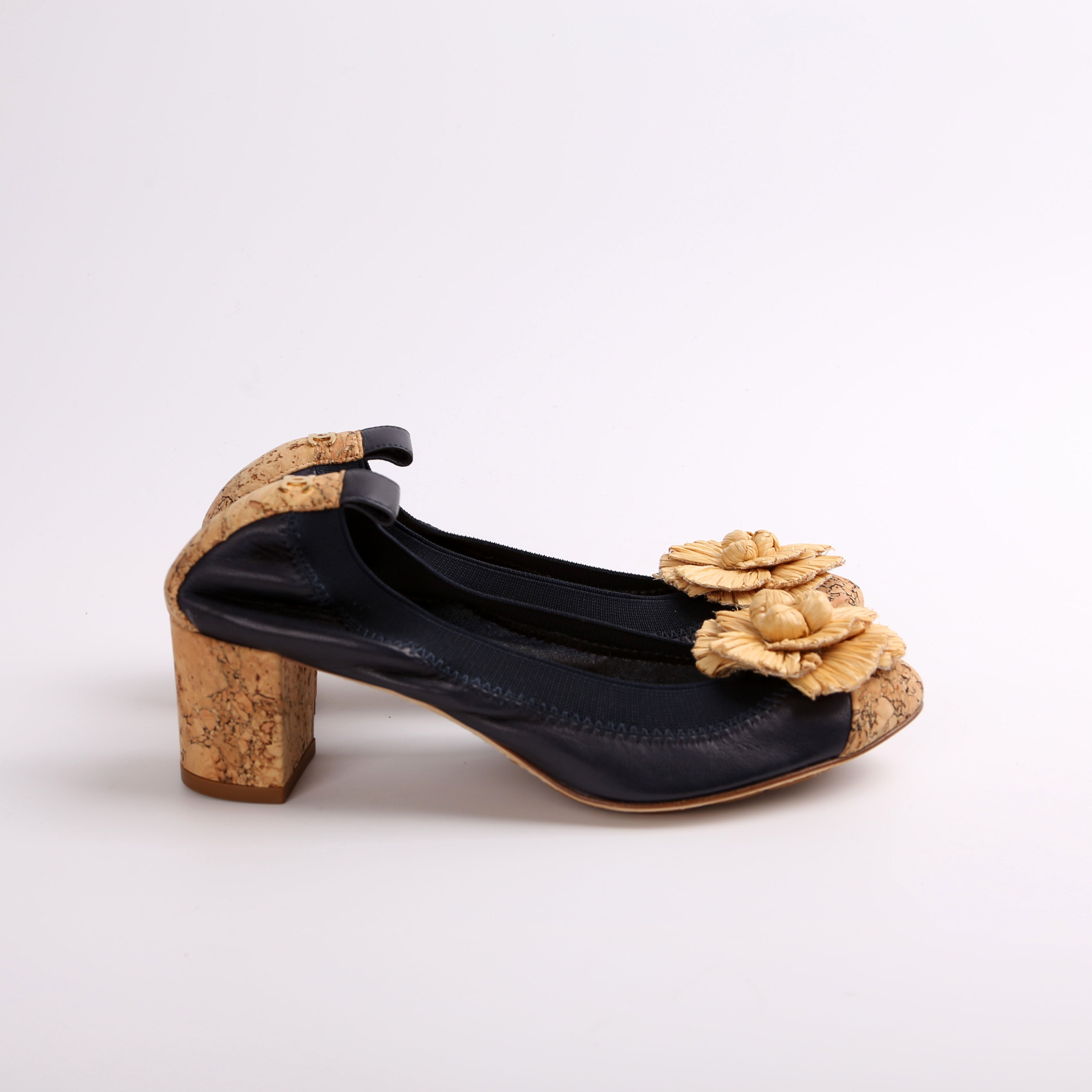 Spirit Pumps Cork/Lambskin Size 35.5