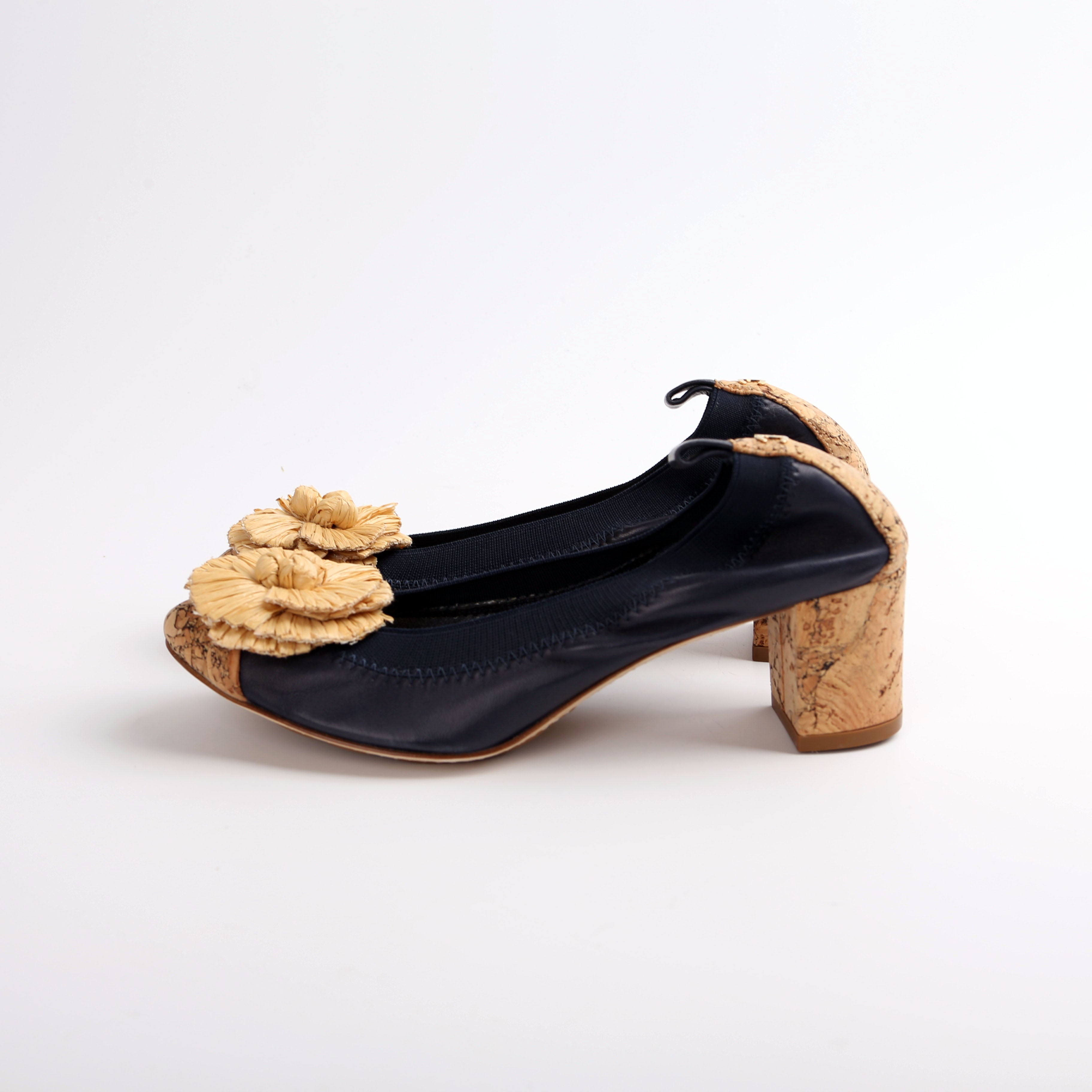 Spirit Pumps Cork/Lambskin Size 35.5