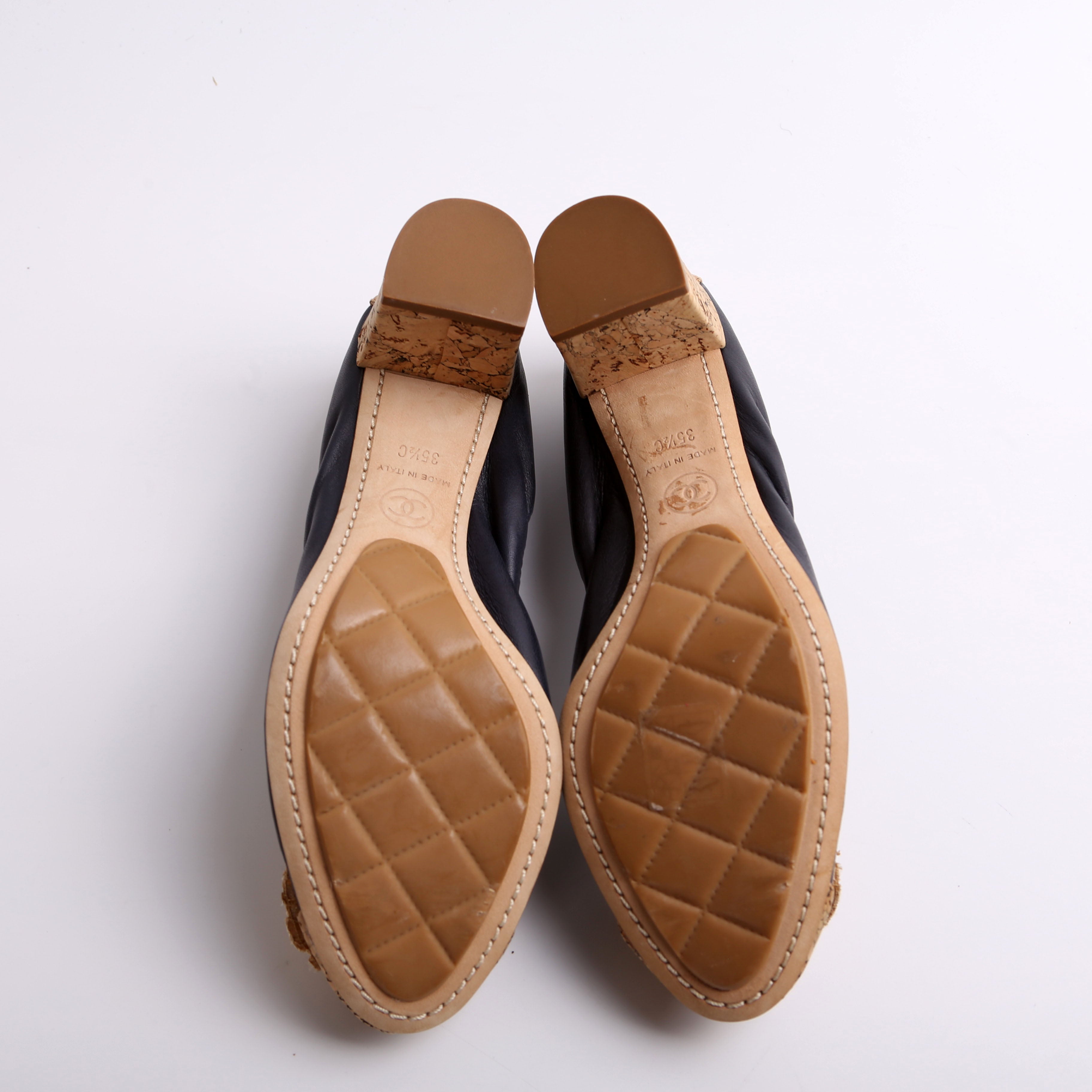 Spirit Pumps Cork/Lambskin Size 35.5