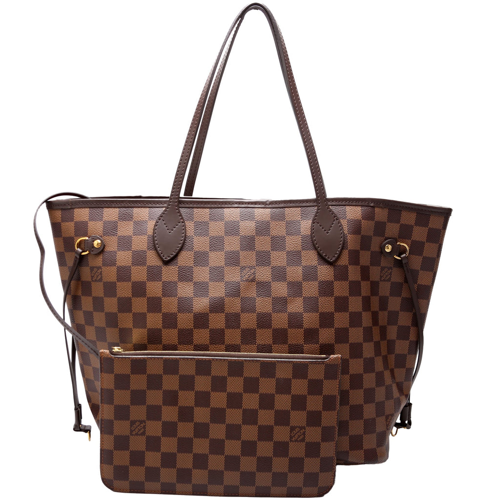 Neverfull MM w/Wallet Damier Ebene