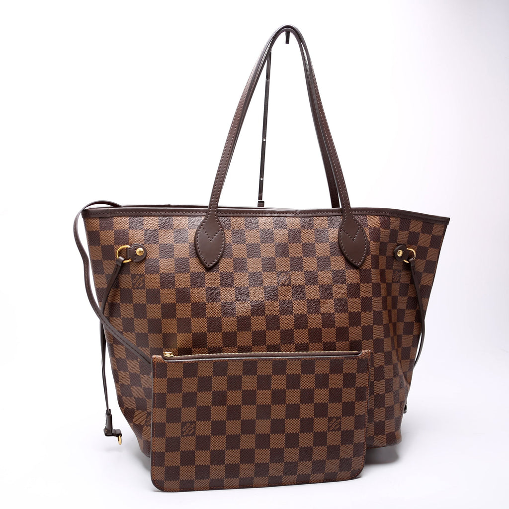 Neverfull MM w/Wallet Damier Ebene
