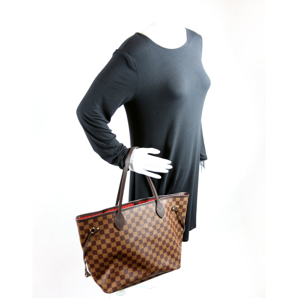 Neverfull MM w/Wallet Damier Ebene