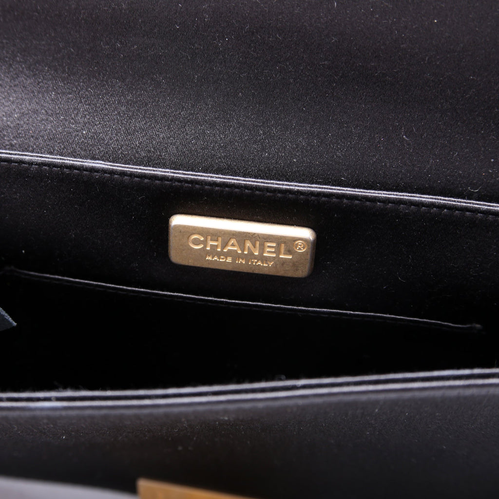 CC Flip Lock Pleated Satin Clutch 29M