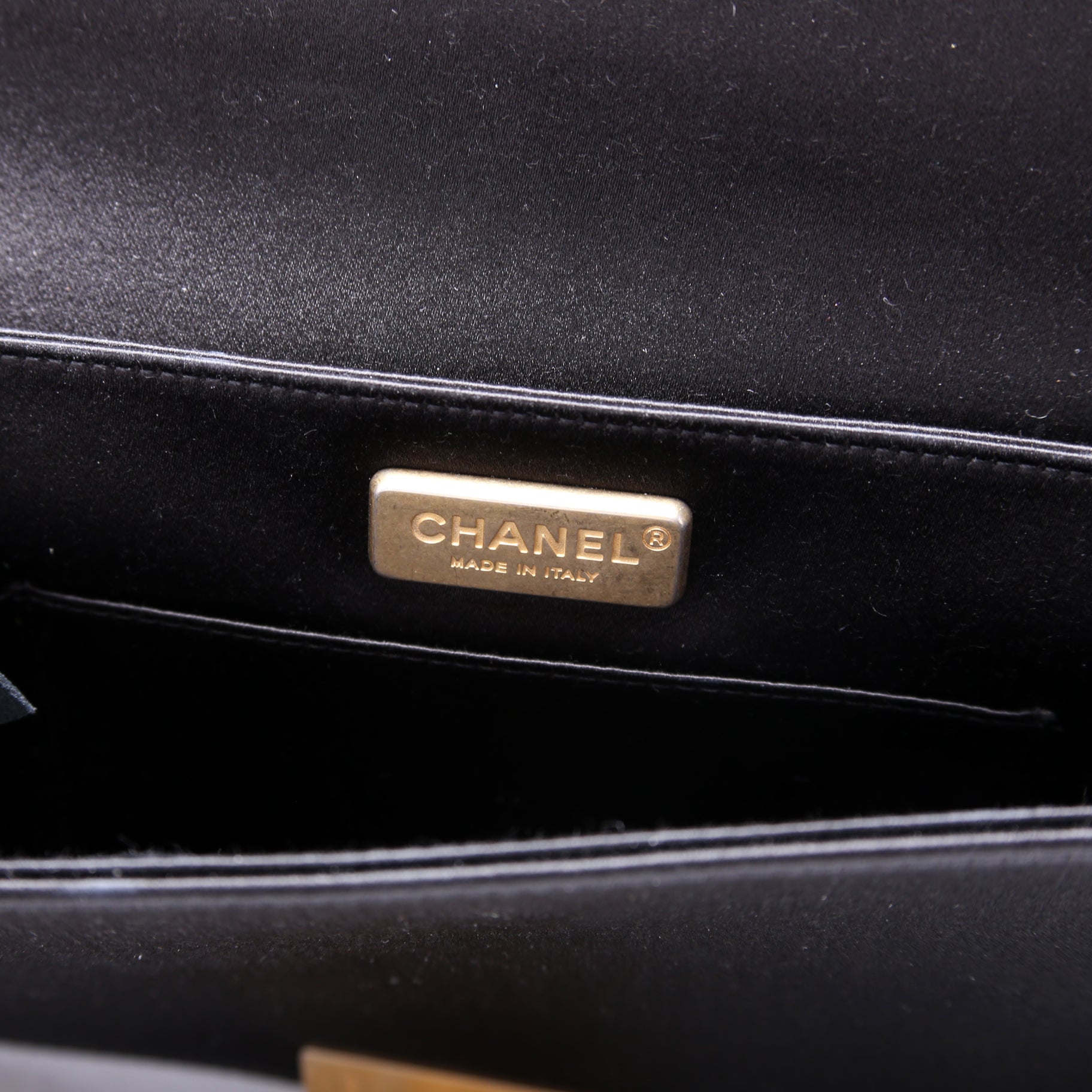 CC Flip Lock Pleated Satin Clutch 29M