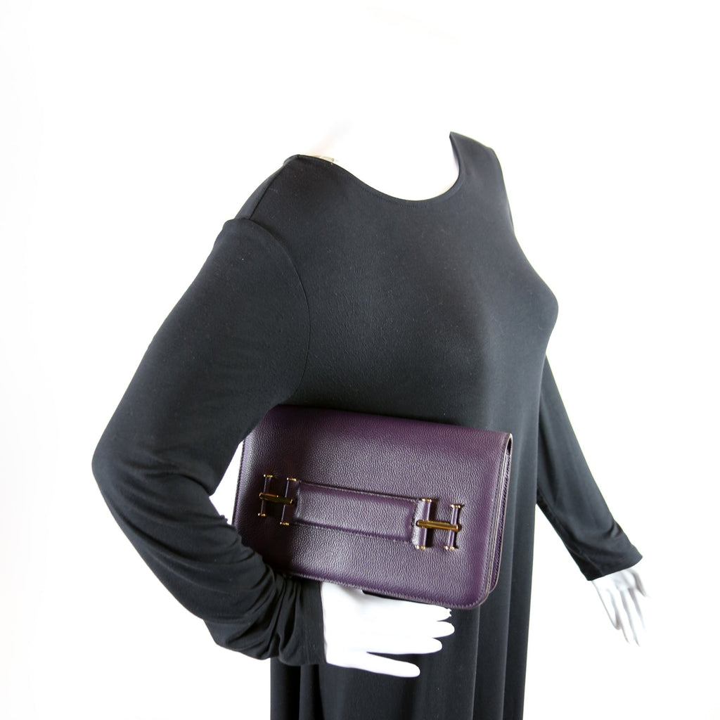 Tara Small Clutch Grain Leather